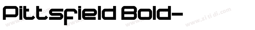 Pittsfield Bold字体转换